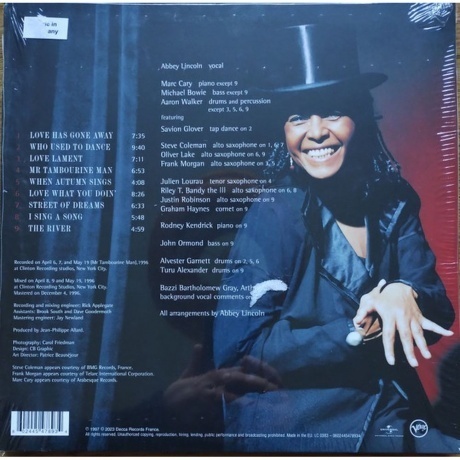 Abbey Lincoln - Who Used To Dance (0602445478934) виниловая пластинка - фото 2