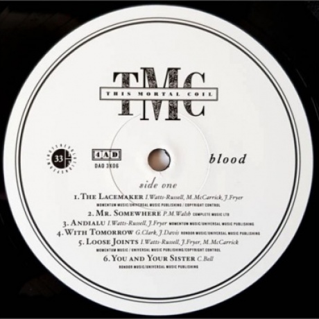 This Mortal Coil - Blood (0652637300611) виниловая пластинка - фото 4