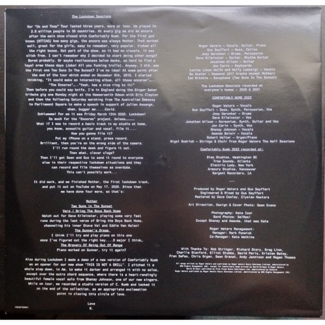 Roger Waters - The Lockdown Sessions (0196587888916) виниловая пластинка - фото 8