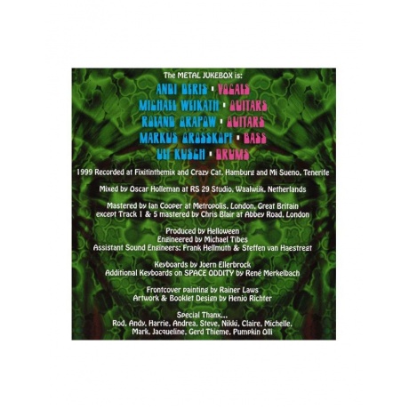 Виниловая пластинка Helloween, Metal Jukebox (coloured) (4050538771732) - фото 8