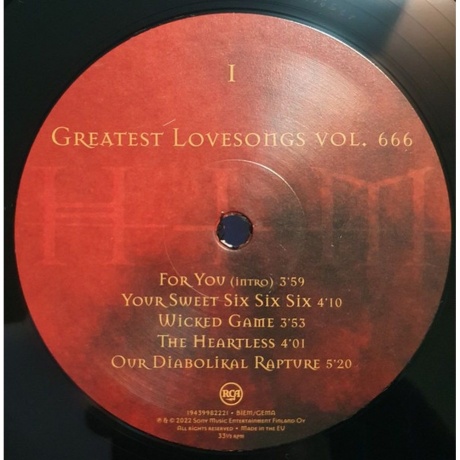 HIM - Greatest Love Songs Vol.666 (0194399822210) виниловая пластинка - фото 5