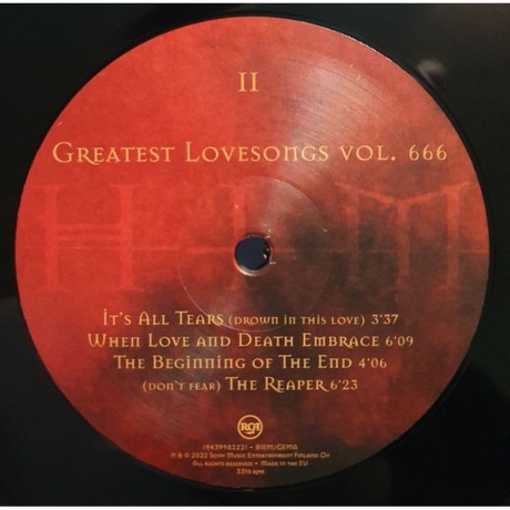 HIM - Greatest Love Songs Vol.666 (0194399822210) виниловая пластинка - фото 6
