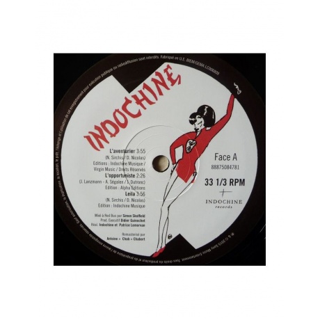 Виниловая пластинка Indochine, L'Aventurier (0888750847812) - фото 3