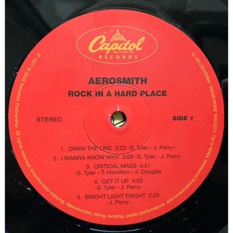 Aerosmith - Draw The Line (0602455749178) виниловая пластинка - фото 7