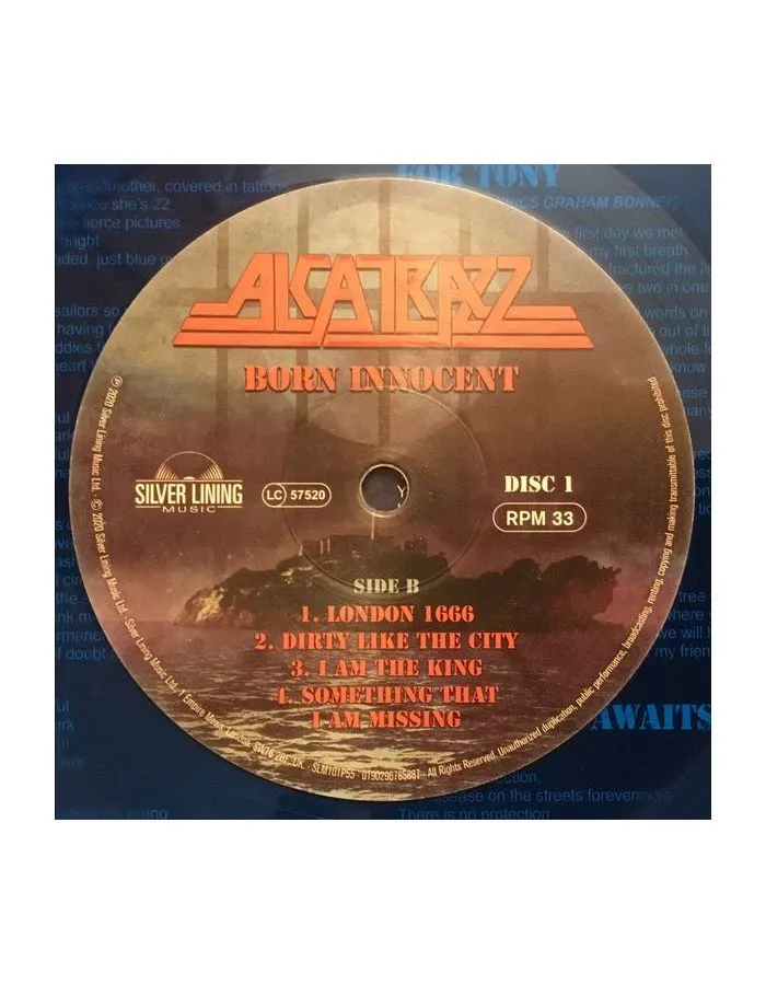 Виниловая пластинка Alcatrazz, Born Innocent (coloured) (0190296785887) - фото 4