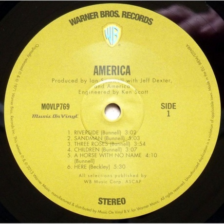 America - America (8718469532797) виниловая пластинка - фото 3
