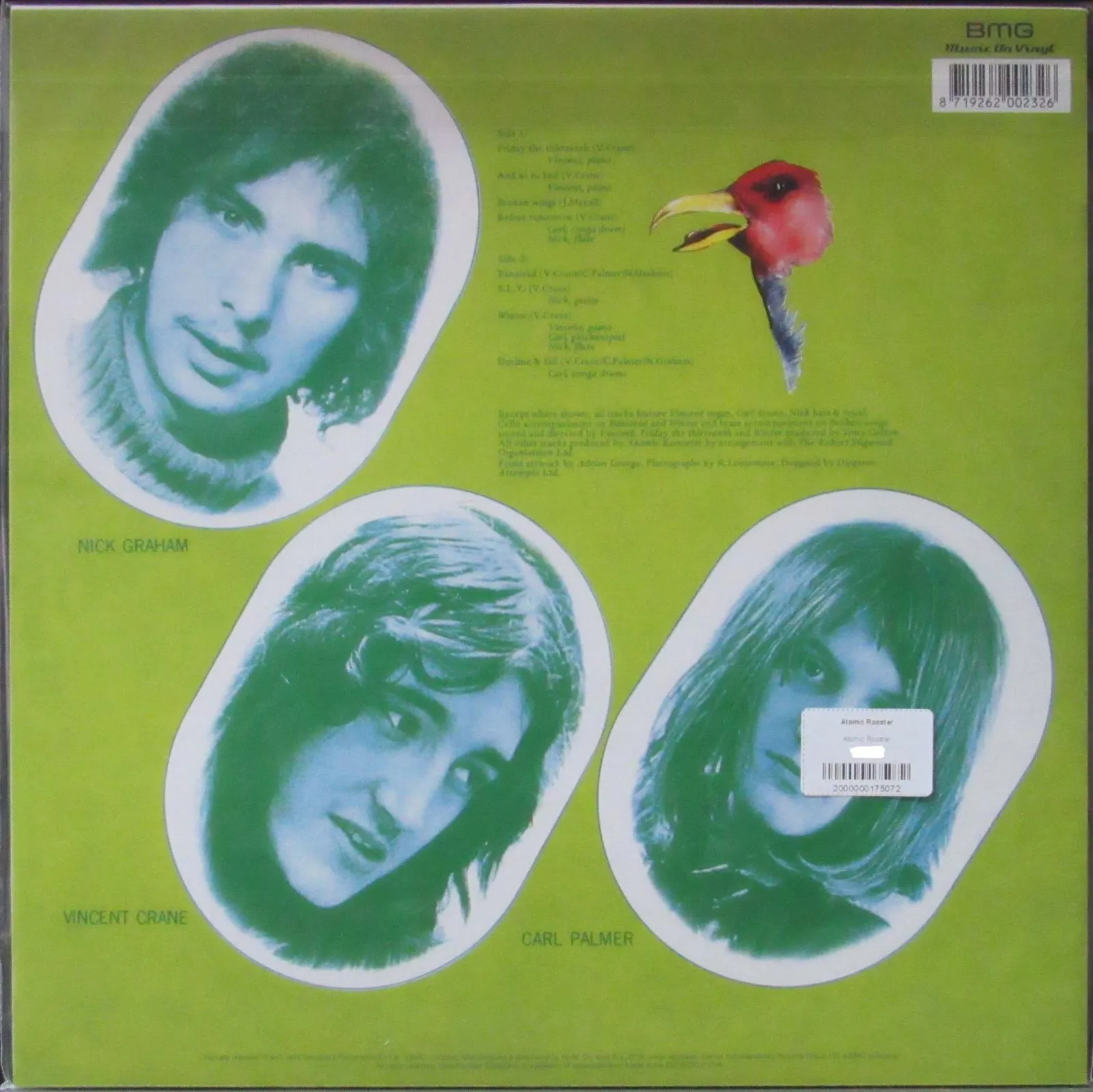 Виниловая пластинка Atomic Rooster, Atomic Rooster (8719262002326) - фото 2