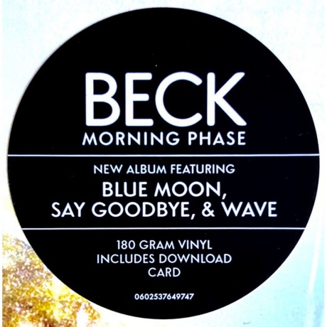 Beck - Morning Phase (0602537649747) виниловая пластинка - фото 10
