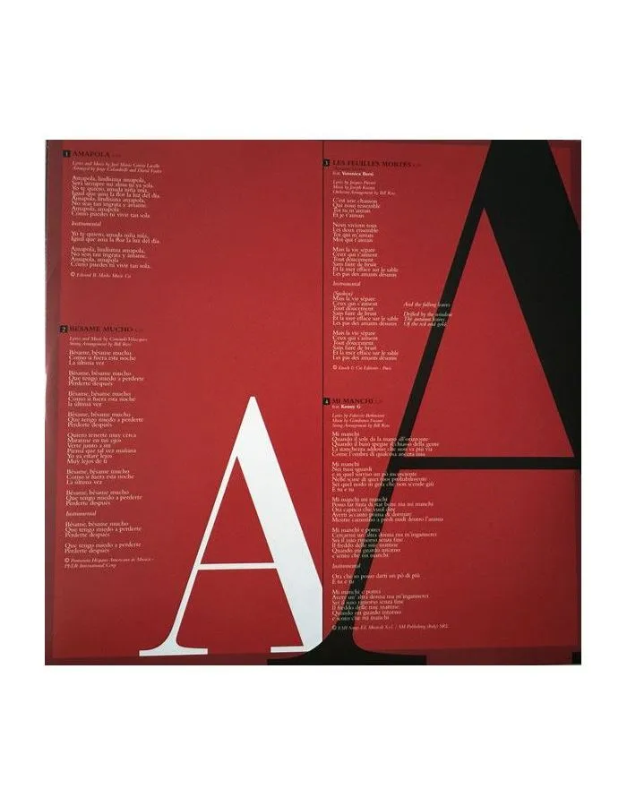 Виниловая пластинка Bocelli, Andrea, Amore (0602547193599) - фото 4