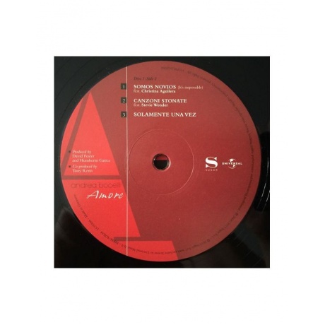 Виниловая пластинка Bocelli, Andrea, Amore (0602547193599) - фото 7