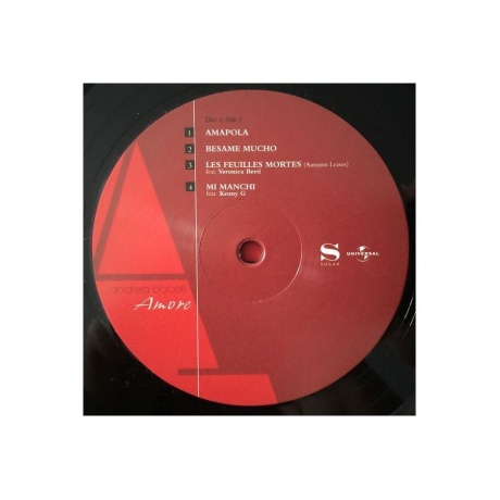 Виниловая пластинка Bocelli, Andrea, Amore (0602547193599) - фото 10