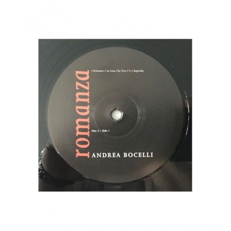 Виниловая пластинка Bocelli, Andrea, Romanza (0602547189288) - фото 7