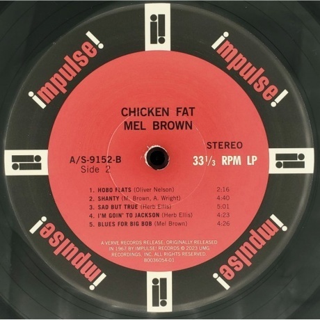 Mel Brown - Chicken Fat (0602445991600) виниловая пластинка - фото 6