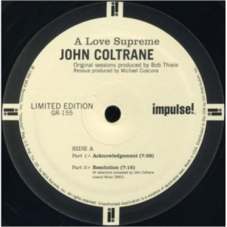 John Coltrane - A Love Supreme (0011105015516) виниловая пластинка - фото 3
