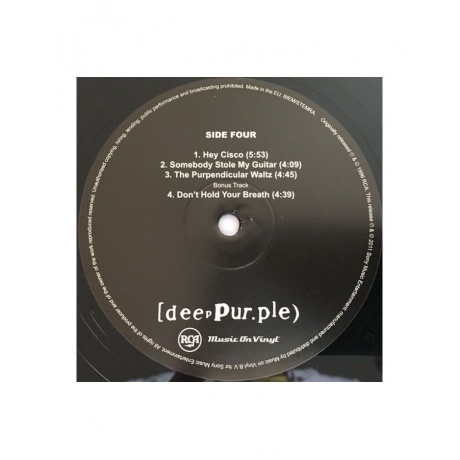 Виниловая пластинка Deep Purple, Purpendicular (8713748982362) - фото 6