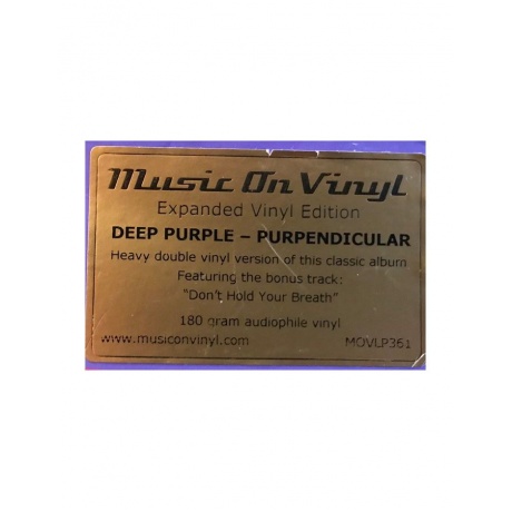 Виниловая пластинка Deep Purple, Purpendicular (8713748982362) - фото 9