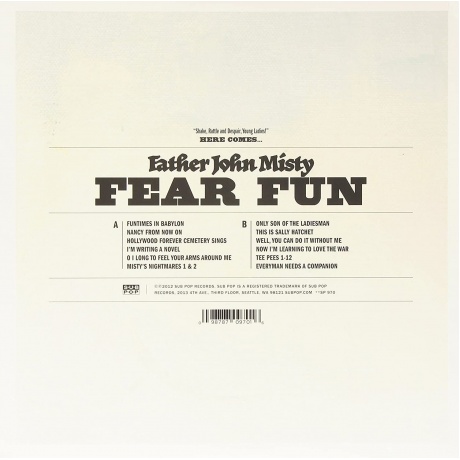 Виниловая пластинка Father John Misty, Fear Fun (0098787097016) - фото 2