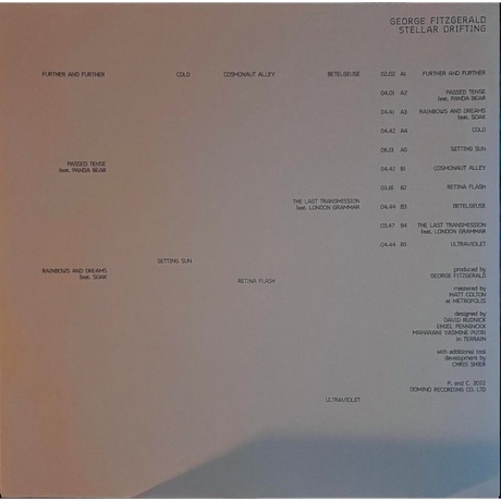 George Fitzgerald - Stellar Drifting (0887832014210) виниловая пластинка - фото 4