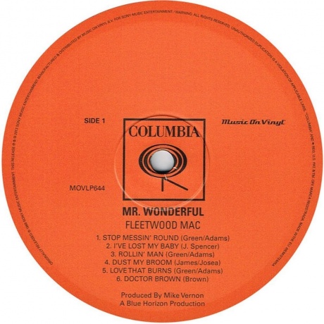 Fleetwood Mac, Mr. Wonderful (8718469531738) виниловая пластинка - фото 8