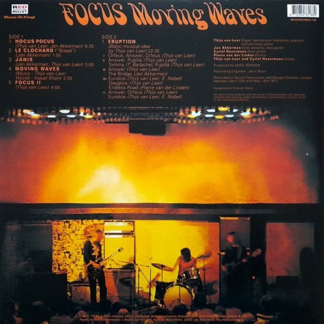 Focus - Moving Waves (8712944331882) виниловая пластинка - фото 3