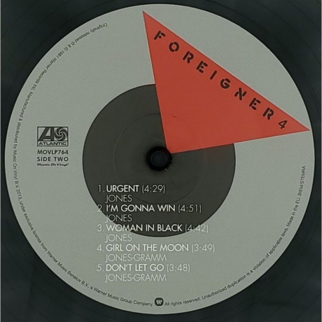 Foreigner, 4 (8718469532728) виниловая пластинка - фото 4