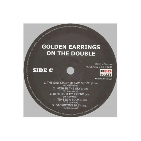 Виниловая пластинка Golden Earring, On The Double (8712944332018) - фото 6