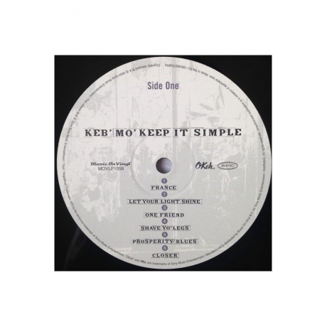 Виниловая пластинка Keb' Mo', Keep It Simple (8718469535538) - фото 3