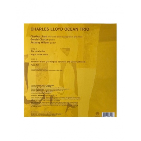 Виниловая пластинка Lloyd, Charles, Trios: Ocean (0602445333158) - фото 4
