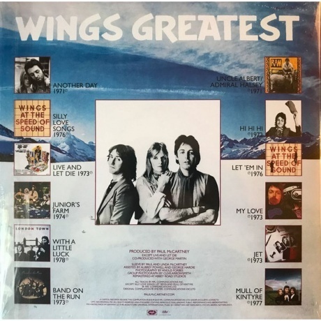 Paul McCartney - Wings Greatest (0602567372400) виниловая пластинка - фото 2