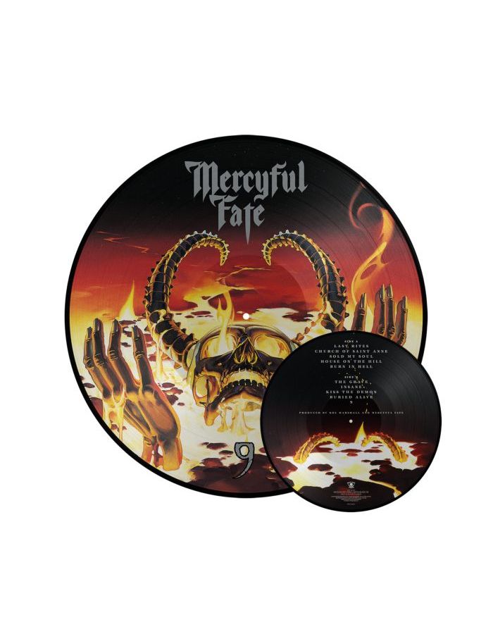 Виниловая пластинка Mercyful Fate, 9 (picture) (0039842506517) виниловая пластинка mercyful fate dead again picture 0039842506418