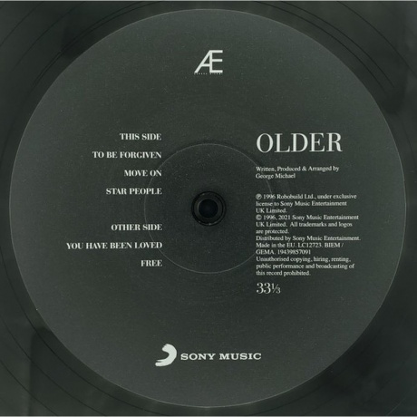 George Michael - Older (0194398570914) виниловая пластинка - фото 6