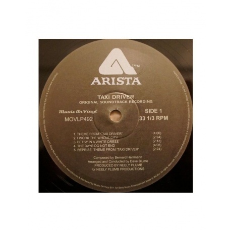 OST - Taxi Driver (Bernard Herrmann) (8718469530373) виниловая пластинка - фото 3