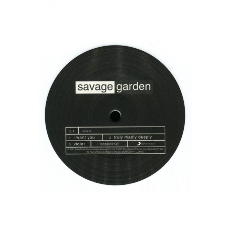 Виниловая пластинка Savage Garden, Savage Garden (coloured) (0196588021411) - фото 4