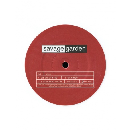Виниловая пластинка Savage Garden, Savage Garden (coloured) (0196588021411) - фото 5