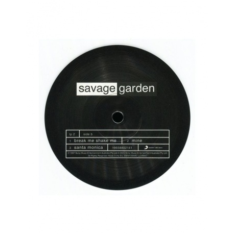 Виниловая пластинка Savage Garden, Savage Garden (coloured) (0196588021411) - фото 6
