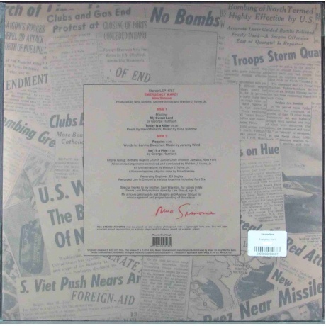 Nina Simone - Emergency Ward (8718469535231) виниловая пластинка - фото 2