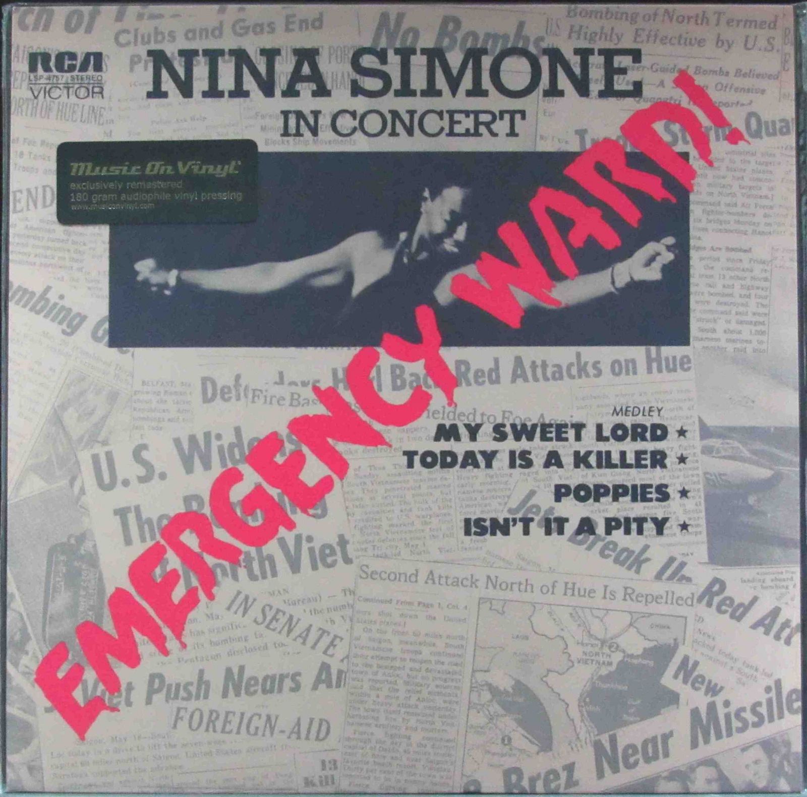 цена Виниловая пластинка Simone, Nina, Emergency Ward (8718469535231)