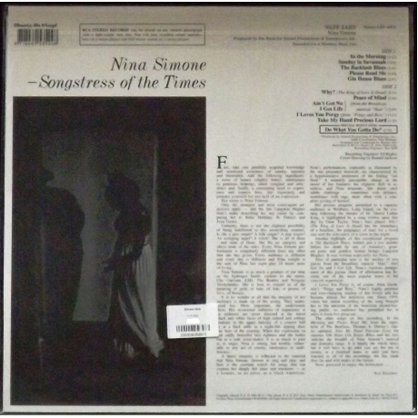 Nina Simone - Nuff Said! (8718469535248) виниловая пластинка - фото 2