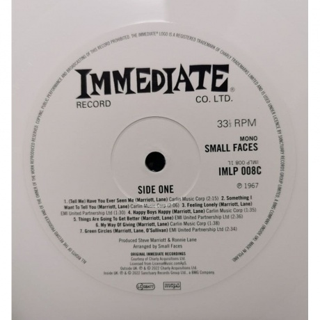 Small Faces - Small Faces (coloured) (5060767444252) виниловая пластинка - фото 3