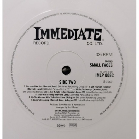 Small Faces - Small Faces (coloured) (5060767444252) виниловая пластинка - фото 4