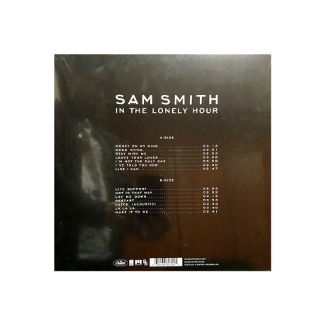 Виниловая пластинка Smith, Sam, In The Lonely Hour (0602438807925) - фото 2