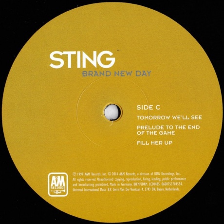 Sting - Brand New Day (0600753704523) виниловая пластинка - фото 5