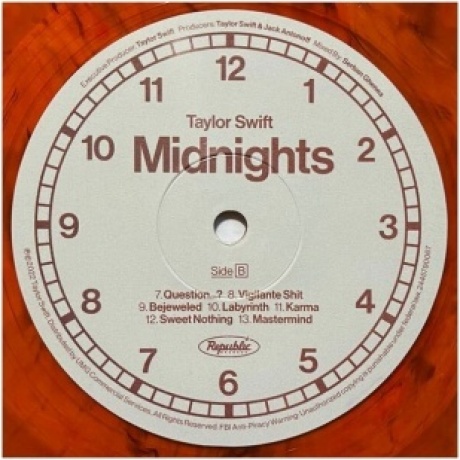 Taylor Swift - Midnights (coloured) (0602445790067) виниловая пластинка - фото 7