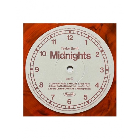 Виниловая пластинка Swift, Taylor, Midnights (coloured) (0602445790067) - фото 8