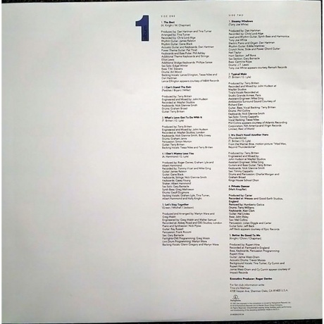 Tina Turner - Simply The Best (0190295378134) виниловая пластинка - фото 3