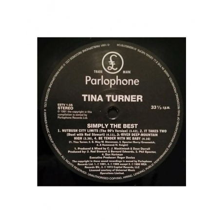 Виниловая пластинка Turner, Tina, Simply The Best (0190295378134) - фото 9