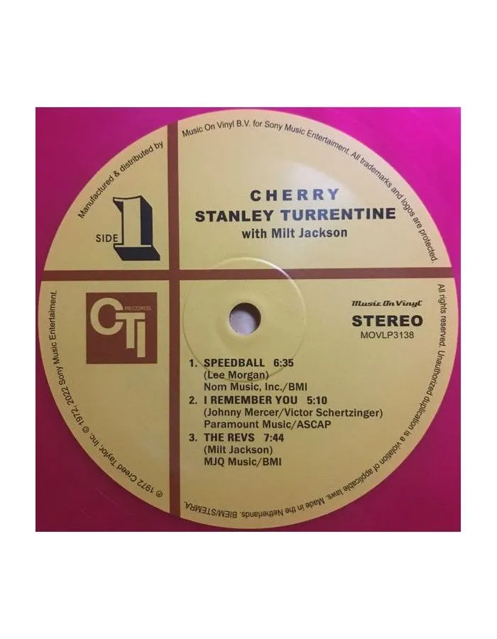 Виниловая пластинка Turrentine, Stanley, Cherry (coloured) (8719262024595) - фото 7
