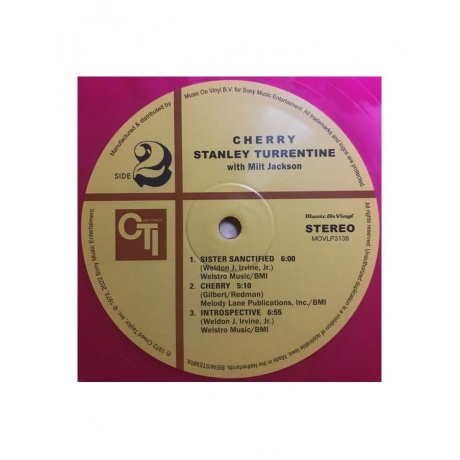 Виниловая пластинка Turrentine, Stanley, Cherry (coloured) (8719262024595) - фото 8