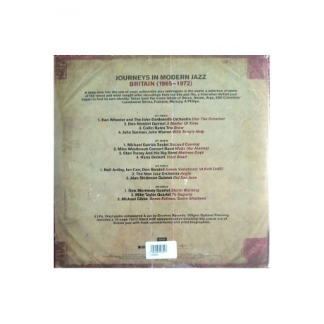 Виниловая пластинка Various Artists, Journeys In Modern Jazz: Britain (0600753935897) - фото 5