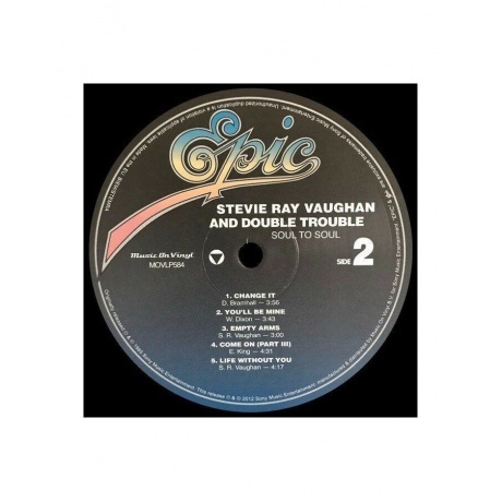 Stevie Ray Vaughan - Soul To Soul (8718469531189) виниловая пластинка - фото 2